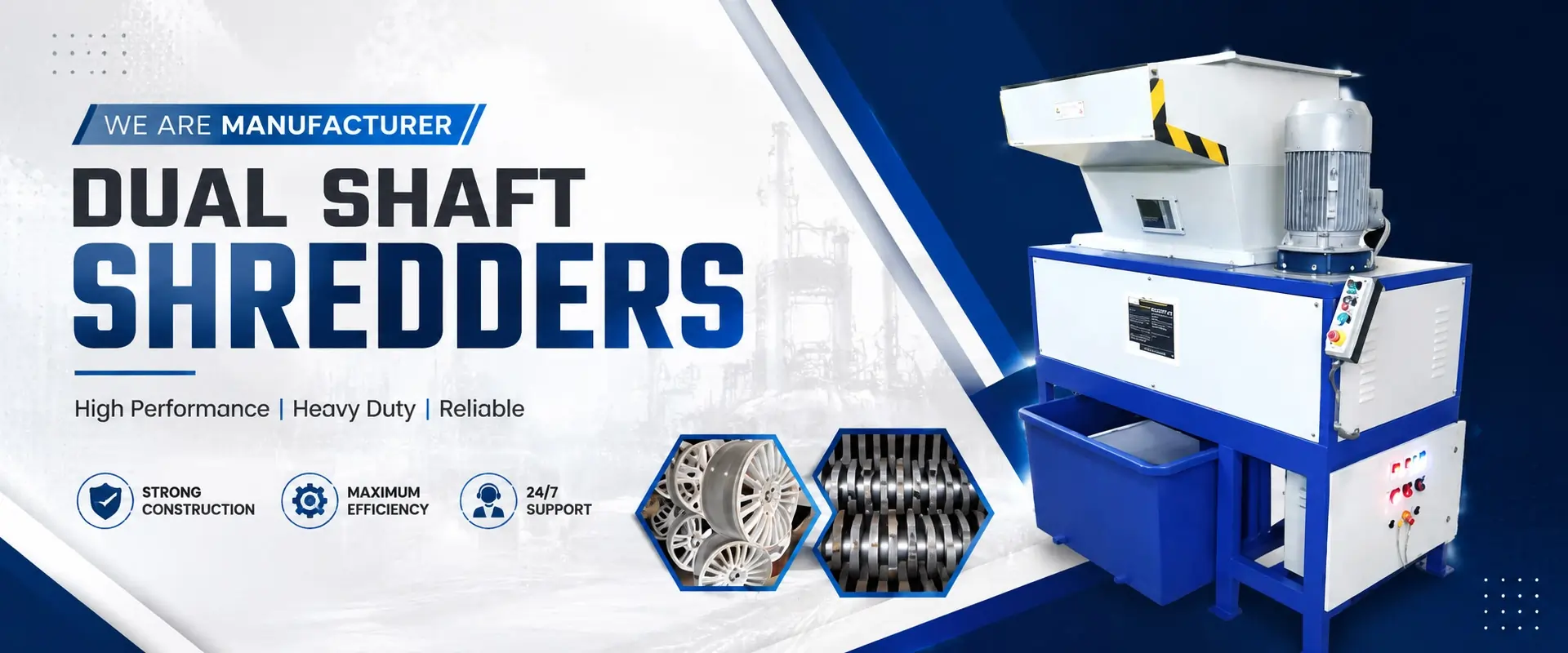 dual shaft Shredders